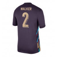 Camiseta Inglaterra Kyle Walker #2 Segunda Equipación Replica Eurocopa 2024 mangas cortas